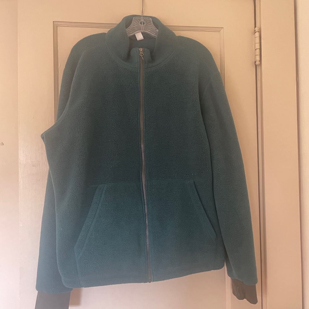 Men's Teal Fleece Jacket